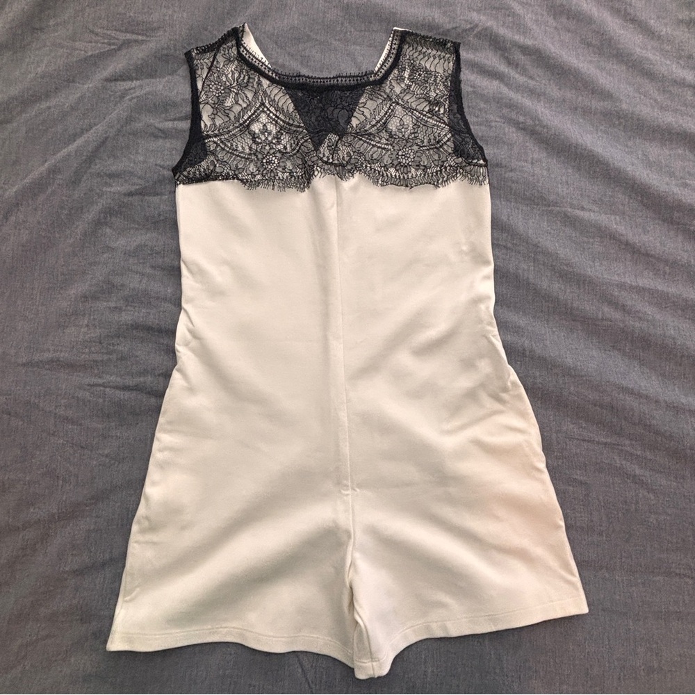 S❣️French Lace Boutique Romper NWT, Sold on Farfetch